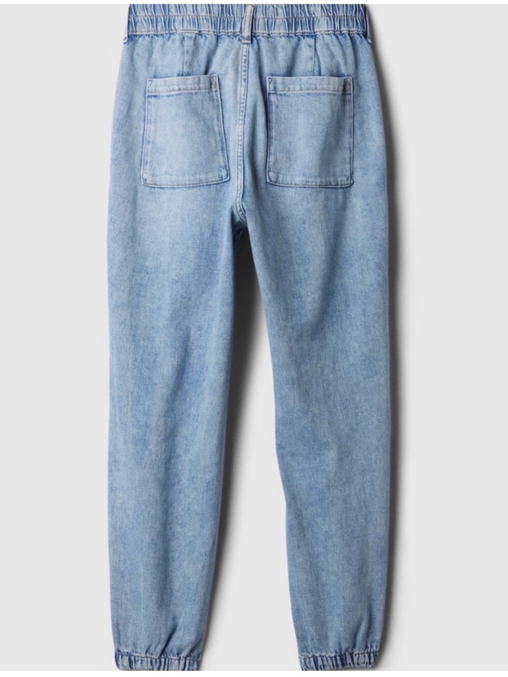 EUC GAP High-Rise Denim Girlfriend Utility Joggers in Medium Wash Size Small - Picture 6 of 16